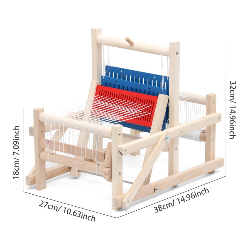 LAVIEVERT Wooden Multi-Craft Weaving Loom DIY Hand-Knitting Weaving Machine Intellectual Toys for Kids - Image 2